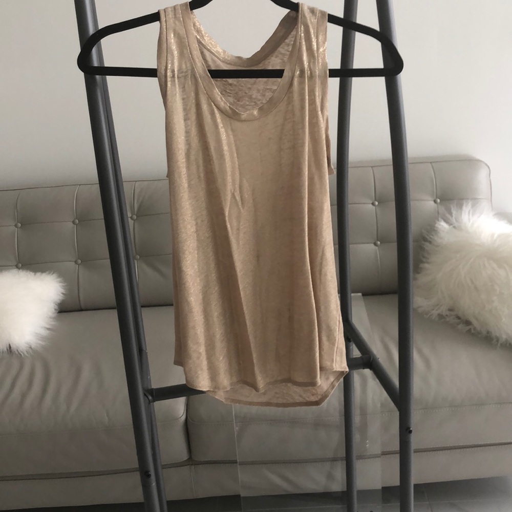 J Crew gold tank